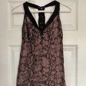 Guess snake print dress